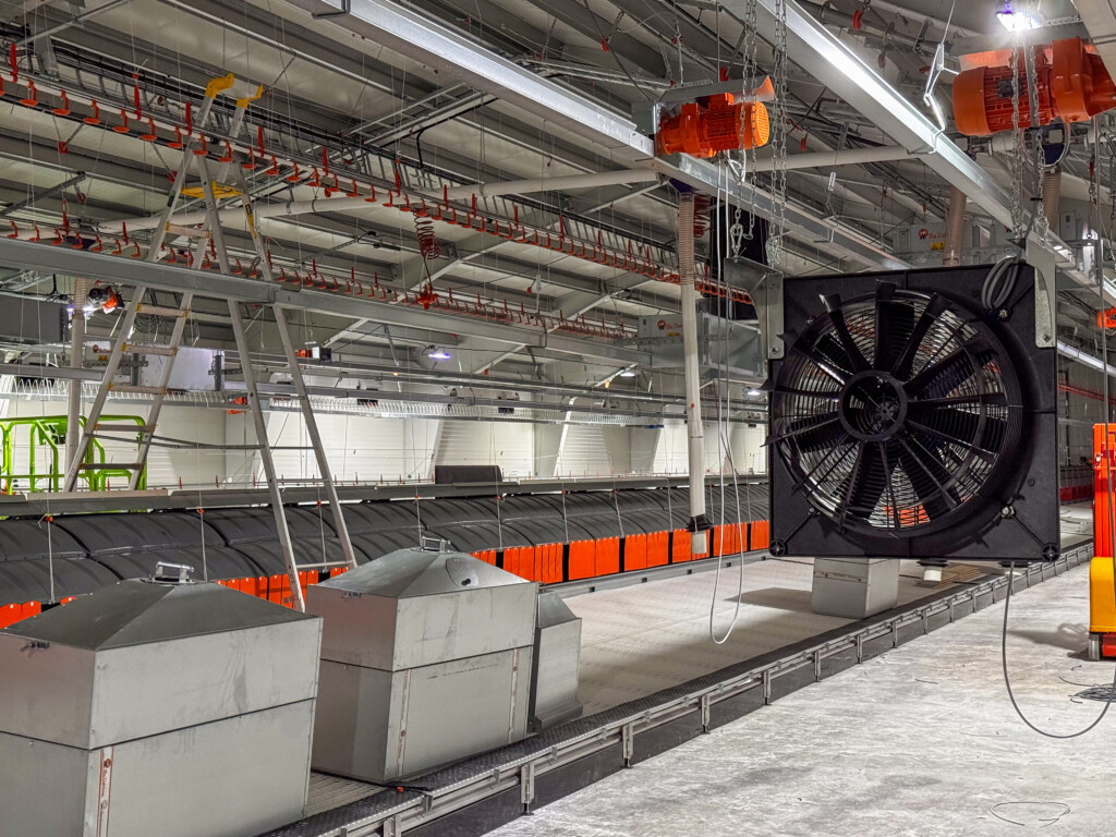 Rugegghus hos Tom Erik Klevmo Saur. Snåsa, desember 2025