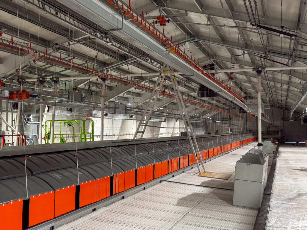 Rugegghus hos Tom Erik Klevmo Saur. Snåsa, desember 2025