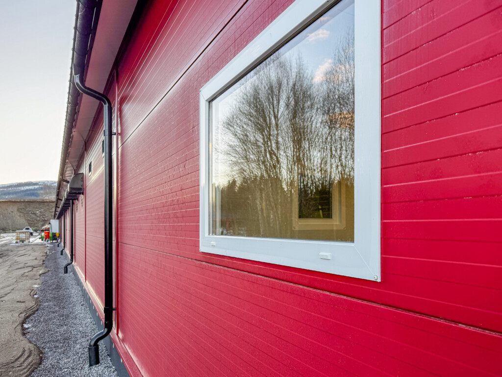 Rugegghus hos Tom Erik Klevmo Saur. Snåsa, desember 2025