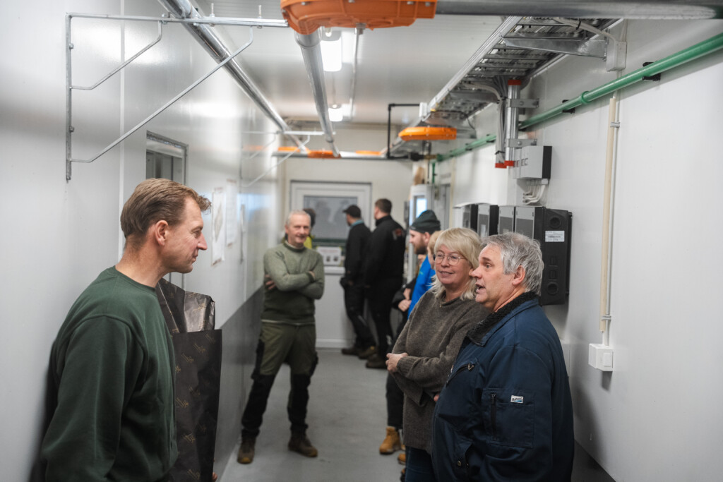 Lettvegger i betong for enkel og sikker montering av kabeltrekk og styringsskap hos Solveig og Svein Roar Nygaard. Lena i Østre Toten, januar 2026